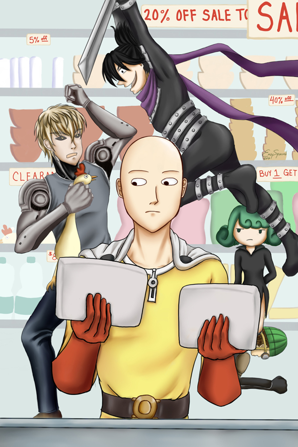 One Punch Man’s Weekend Sale Supermarket Owner