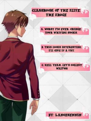 CLASSROOM OF THE ELITE: THE EROGE