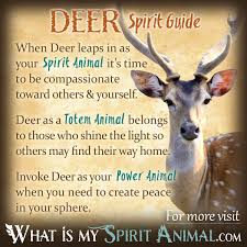 THE DEER IN HIS HEART IS MOVING