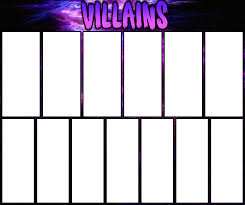 Villains Template