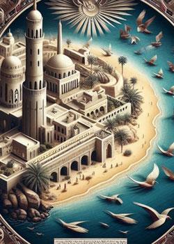 رواية الجزيرة المباركة من السماء