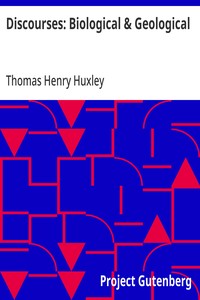 Discourses: Biological & Geological  Essays