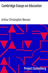 Cambridge Essays on Education