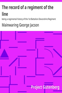 The record of a regiment of the line