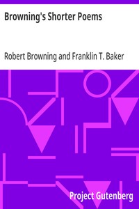 Browning's Shorter Poems