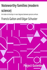 Noteworthy families (modern science)