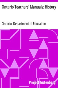 Ontario Teachers' Manuals: History