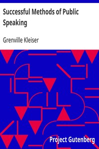 Successful Methods of Public Speaking