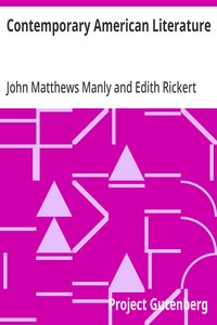 Contemporary American Literature Bibliographies and Study Outlines