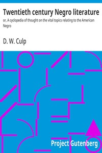 Twentieth century Negro literature
