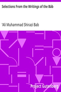 Selections From the Writings of the Báb