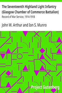 The Seventeenth Highland Light Infantry (Glasgow Chamber of Commerce Battalion)