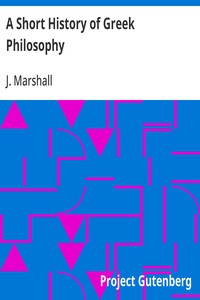 A Short History of Greek Philosophy