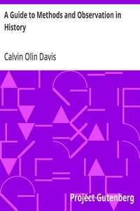 A Guide to Methods and Observation in History Studies in High School Observation