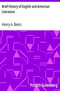 Brief History of English and American Literature