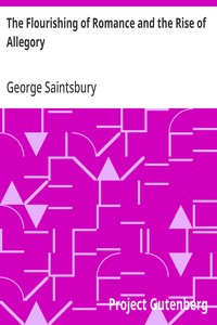 The Flourishing of Romance and the Rise of Allegory (Periods of European Literature, vol. II)