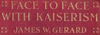 Face to Face with Kaiserism