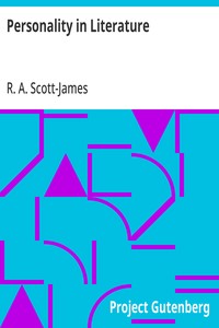 Personality in Literature