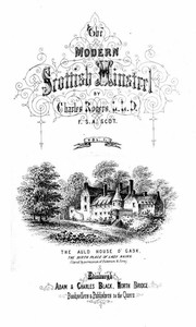 The Modern Scottish Minstrel, Volumes 1-6.  The Songs of Scotland of the Past Half Century