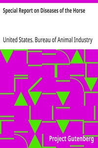 Special Report on Diseases of the Horse