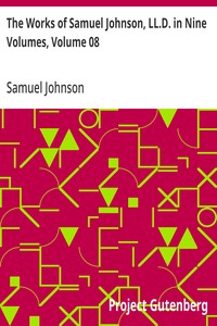 The Works of Samuel Johnson, LL.D. in Nine Volumes, Volume 08  The Lives of the Poets, Volume II