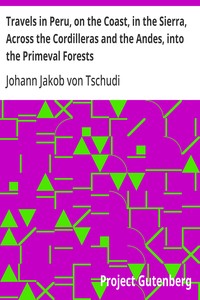 Travels in Peru, on the Coast, in the Sierra, Across the Cordilleras and the Andes, into the Primeval Forests