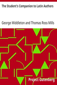 The Student's Companion to Latin Authors