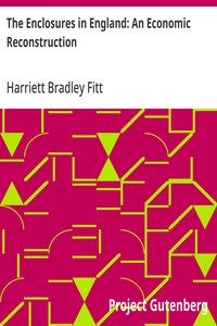 The Enclosures in England: An Economic Reconstruction