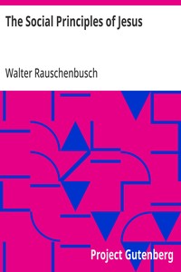 The Social Principles of Jesus