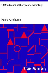 1931: A Glance at the Twentieth Century