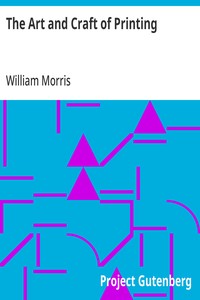 The Art and Craft of Printing