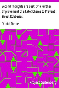Second Thoughts are Best: Or a Further Improvement of a Late Scheme to Prevent Street Robberies