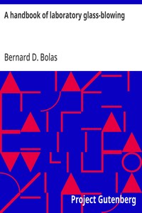 A handbook of laboratory glass-blowing