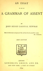 An Essay in Aid of a Grammar of Assent