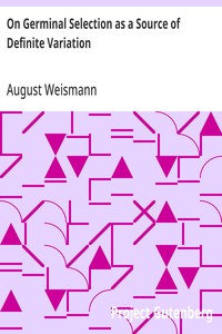 On Germinal Selection as a Source of Definite Variation