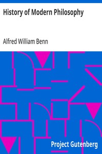 History of Modern Philosophy