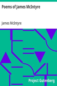 Poems of James McIntyre