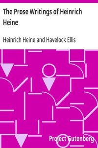 The Prose Writings of Heinrich Heine