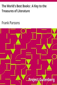 The World's Best Books : A Key to the Treasures of Literature