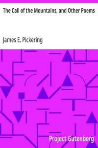 The Call of the Mountains, and Other Poems