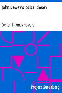 John Dewey's logical theory