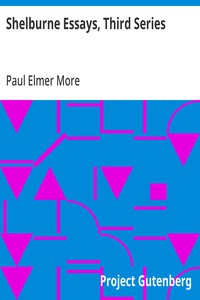 Shelburne Essays, Third Series