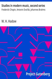 Studies in modern music, second series