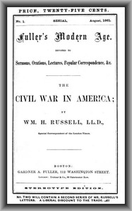 The Civil War in America Fuller's Modern Age, August 1861
