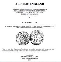 Archaic England