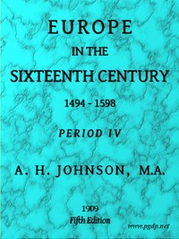 Europe in the Sixteenth Century, 1494-1598, Fifth Edition  Period 4 (of 8), Periods of European History