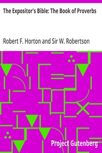 The Expositor's Bible: The Book of Proverbs