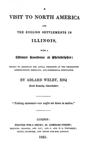 Faux's Memorable Days in America, 1819-20; and Welby's Visit to North America, 1819-20, part 2 (1820)
