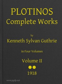 Plotinos: Complete Works, v. 2 In Chronological Order, Grouped in Four Periods