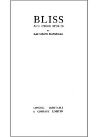 Bliss, and other stories